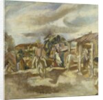 Cuban Village; Village Cubain, c.1917-1918 by Jules Pascin