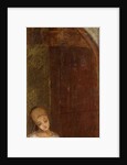 Young Woman Beneath an Arch; Jeune Femme Sous Une Arche, c.1886 by Odilon Redon
