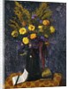 French Marigold, Purple Daisies and Golden Sheaves; Oeillets d'Inde, Marguerites Violettes et Gerbs d'Or, 1925 by Felix Edouard Vallotton