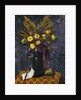 French Marigold, Purple Daisies and Golden Sheaves; Oeillets d'Inde, Marguerites Violettes et Gerbs d'Or, 1925 by Felix Edouard Vallotton