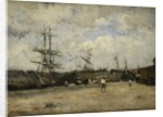 The Port of Rouen; Le Port de Rouen by Stanislas Victor Edouard Lepine
