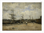 The Port of Rouen; Le Port de Rouen by Stanislas Victor Edouard Lepine