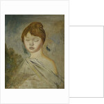 Head of a Young Woman by Pierre Auguste Renoir