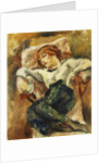 Hermine Resting; Hermine Reposant, 1916 by Jules Pascin