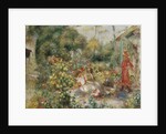 Girls in a Garden in Montmartre; Fillettes dans un Jardin a Montmartre, c.1893-5 by Pierre Auguste Renoir
