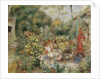 Girls in a Garden in Montmartre; Fillettes dans un Jardin a Montmartre, c.1893-5 by Pierre Auguste Renoir
