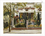 The Front Garden of the Steinbart Villa in Berlin; Der Vorgarten der Steinbartschen Villa in Berlin, 1911 by Max Slevogt