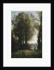 Picking Daisies by Jean Baptiste Camille Corot