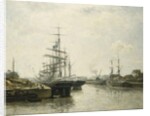 Le Bassin de Caen, 1887 by Stanislas Victor Edouard Lepine