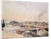 Sunrise over Rouen by Camille Pissarro