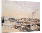Sunrise over Rouen by Camille Pissarro