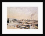 Sunrise over Rouen by Camille Pissarro
