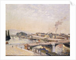 Sunrise over Rouen by Camille Pissarro