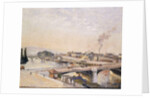 Sunrise over Rouen by Camille Pissarro