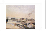 Sunrise over Rouen by Camille Pissarro