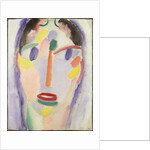 Blue head; Kopf In Blau, 1918 by Alexej von Jawlensky