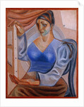 Woman with a Painting; La Femme au Tableau by Juan Gris