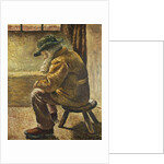 Seated Figure; Sitzende Figur, 1909 by Wilhelm Morgner