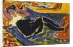 Woman with Black Stockings; Frau mit Schwarzen Strumpfen, c.1908-09 by Ernst Ludwig Kirchner