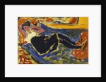 Woman with Black Stockings; Frau mit Schwarzen Strumpfen, c.1908-09 by Ernst Ludwig Kirchner