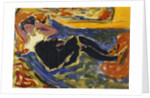 Woman with Black Stockings; Frau mit Schwarzen Strumpfen, c.1908-09 by Ernst Ludwig Kirchner