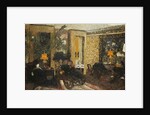 Room with Three Lamps, Rue St. Florentin; Le Salon aux Trois Lampes, Rue St. Florentin, 1899 by Edouard Vuillard