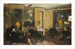 Room with Three Lamps, Rue St. Florentin; Le Salon aux Trois Lampes, Rue St. Florentin, 1899 by Edouard Vuillard