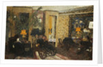 Room with Three Lamps, Rue St. Florentin; Le Salon aux Trois Lampes, Rue St. Florentin, 1899 by Edouard Vuillard