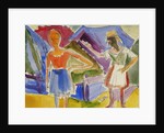Two Figures; Zwei Gestalten by Ernst Ludwig Kirchner