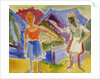 Two Figures; Zwei Gestalten by Ernst Ludwig Kirchner