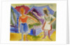 Two Figures; Zwei Gestalten by Ernst Ludwig Kirchner