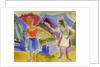 Two Figures; Zwei Gestalten by Ernst Ludwig Kirchner