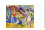 Two Figures; Zwei Gestalten by Ernst Ludwig Kirchner