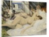 Nude on a Bed, South of France by Christopher Richard Wynne Nevinson