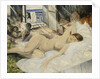 Nude on a Bed, South of France by Christopher Richard Wynne Nevinson