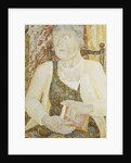 Portrait of Mrs Ody holding a Book by Jessica Stewart Dismorr