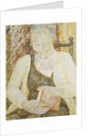 Portrait of Mrs Ody holding a Book by Jessica Stewart Dismorr
