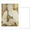 Portrait of Mrs Ody holding a Book by Jessica Stewart Dismorr