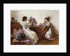 Arranging the Lilac, 1906 by Albert Chevallier Tayler