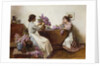 Arranging the Lilac, 1906 by Albert Chevallier Tayler