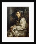 Girl Seated in a Chair by James Jebusa Shannon