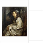 Girl Seated in a Chair by James Jebusa Shannon