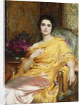 Portrait of Elsa, Daughter of William Hall by Frank Dicksee