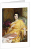 Portrait of Elsa, Daughter of William Hall by Frank Dicksee