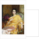 Portrait of Elsa, Daughter of William Hall by Frank Dicksee
