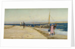Figures on the Banks of an Estuary by William Lionel Wyllie