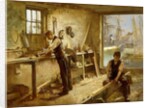 The Shipwright's Workshop, 1902 by Albert Chevallier Tayler