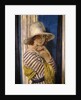 Mrs Hone in a Striped Dress, c.1912 by William Orpen