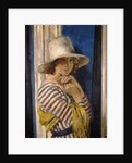 Mrs Hone in a Striped Dress, c.1912 by William Orpen