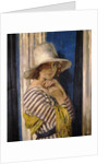 Mrs Hone in a Striped Dress, c.1912 by William Orpen